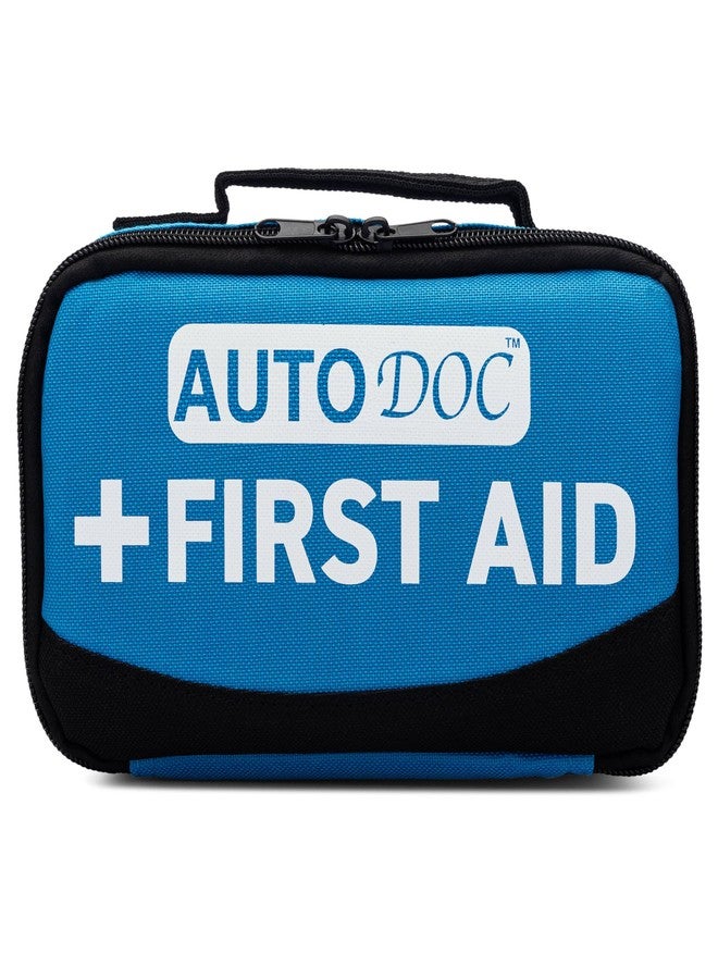 BrightCare First Aid Kit for Car, Truck, or Fleet Vehicles – 100 Piece Auto Emergency Kit with Water Resistant Case, OSHA Compliant for Roadside Emergency, Compact Roadside Emergency Kit - Image 1